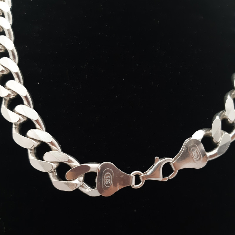 زنجیر نقره مردانه کد krt127.14