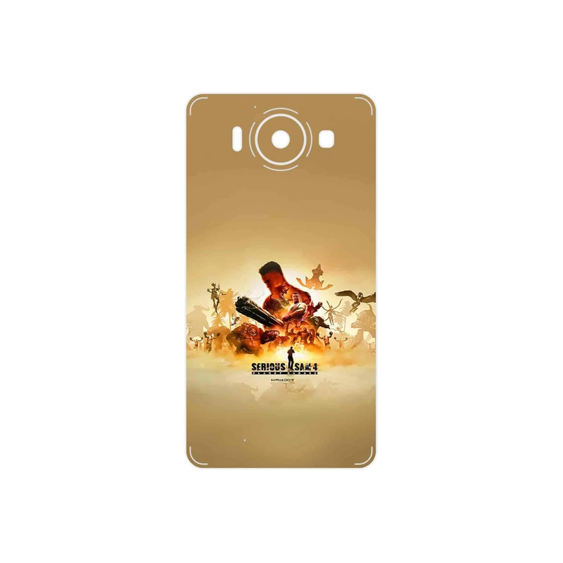 برچسب پوششی ماهوت مدل Serious Sam Game Series مناسب برای گوشی موبایل مایکروسافت Lumia 950