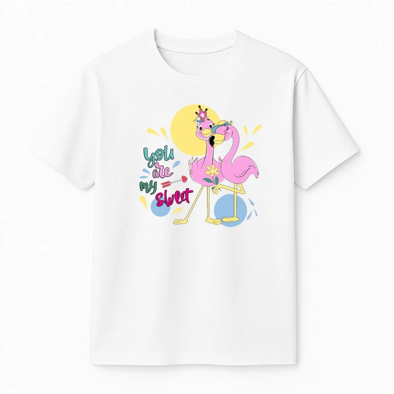 تی‌شرت آستین کوتاه پسرانه مدل فلامینگو 