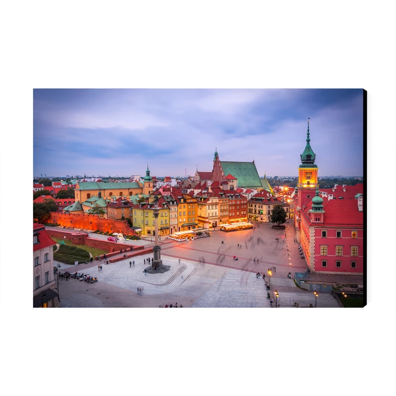 تابلو شاسی عرش طرح گردشگری لهستان مدل شهر تاریخی ورشو کد As5841