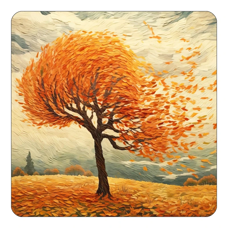 مگنت کاکتی طرح نقاشی رنگ روغن مدل mp69648