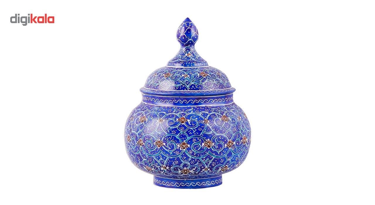 شکلات خوری مسی میناکاری اثر ابوالقاسمی کد 170068 main 1 1