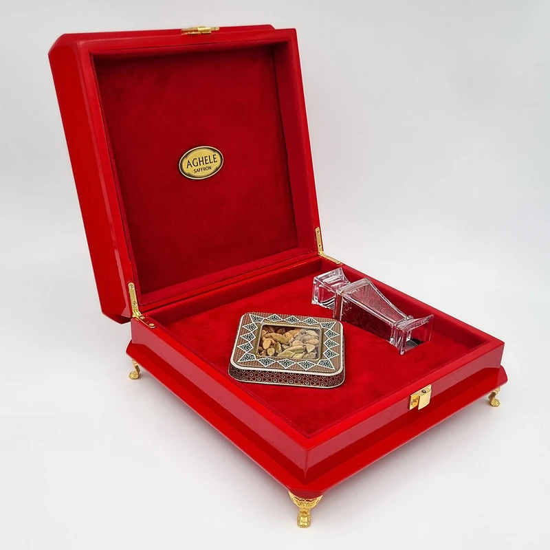 زعفران کادویی عاقله - 2 گرم به همراه هل - 50 گرم