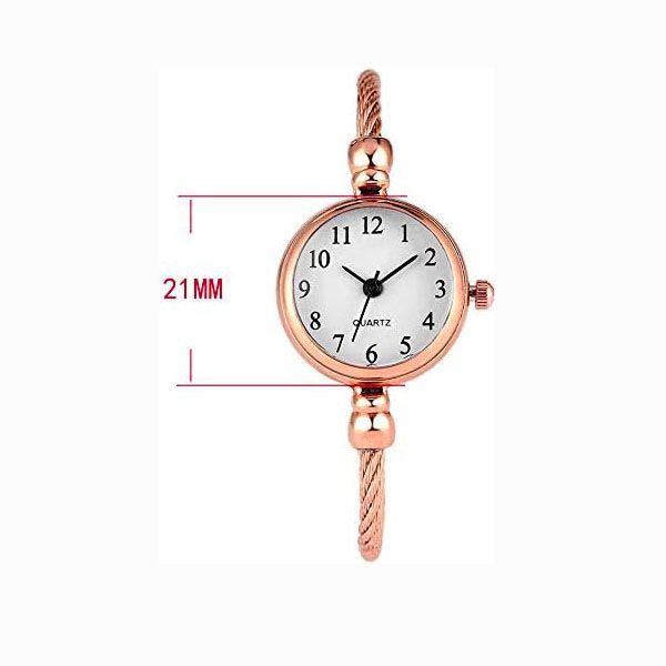 ساعت مچی عقربه ای زنانه مدل ظریف کد roz-add1 -  - 11