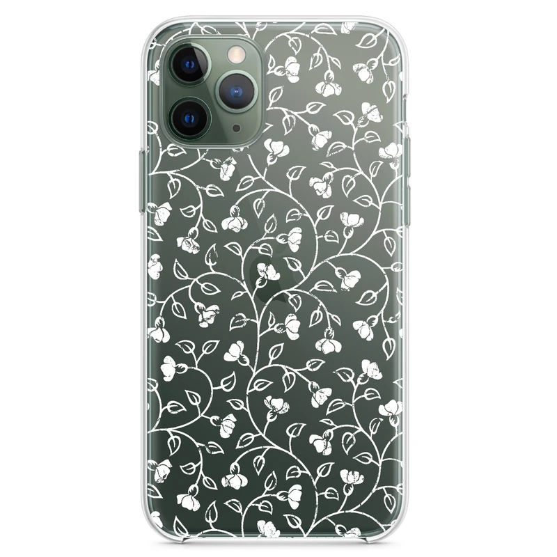 کاور مگافون طرح گل مدل C42-W مناسب برای گوشی موبایل اپل Iphone 11 Pro Max