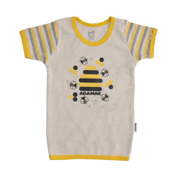 تی شرت آستین کوتاه نوزادی آدمک طرح زنبور