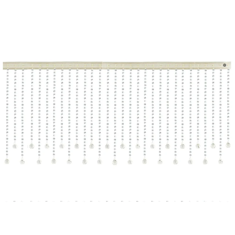 پرده آریا کریستال مدل کوتاه و بلند سایز 150x30 سانتی متر