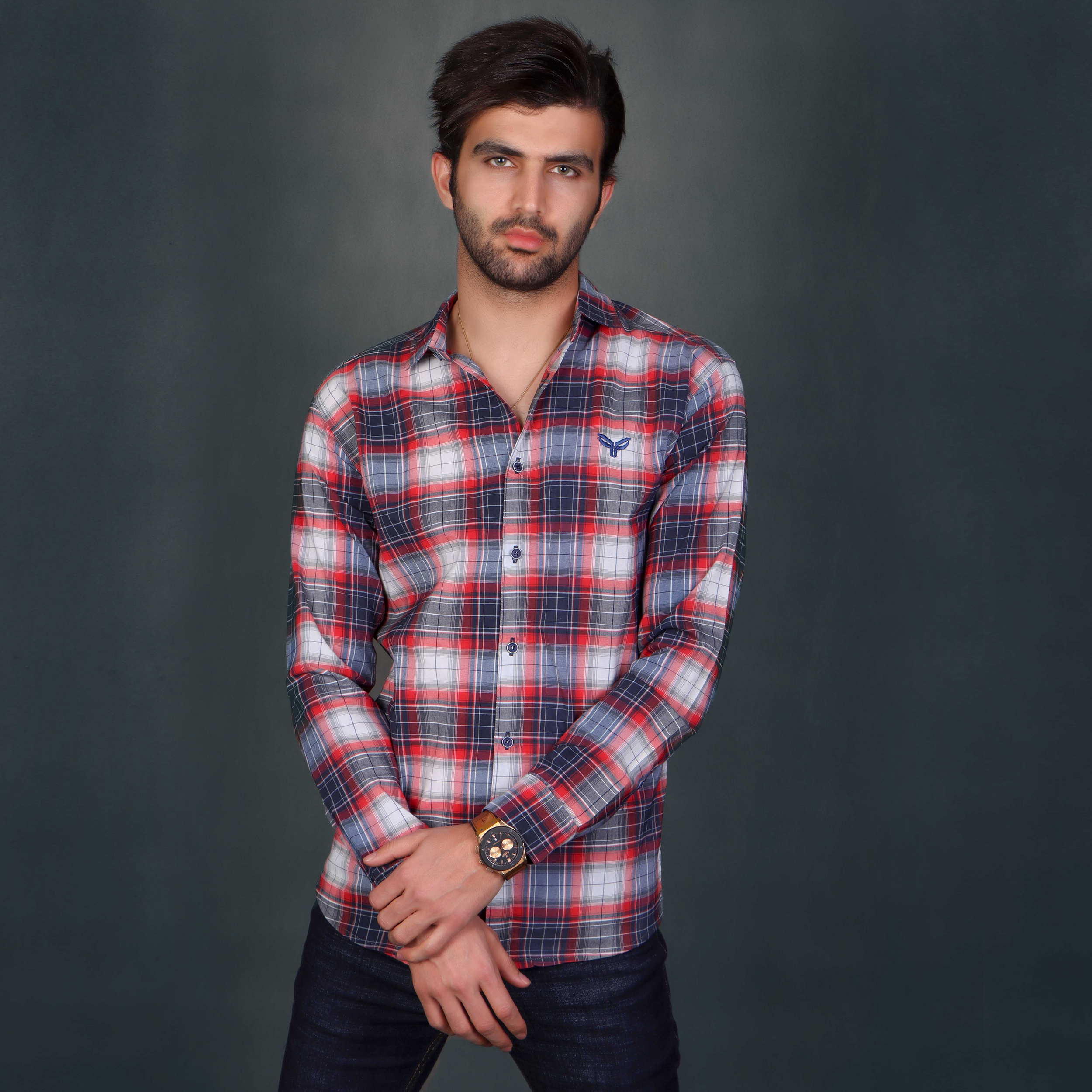 نکته خرید - قیمت روز پیراهن آستین بلند مردانه پیکی پوش مدل M02532 خرید