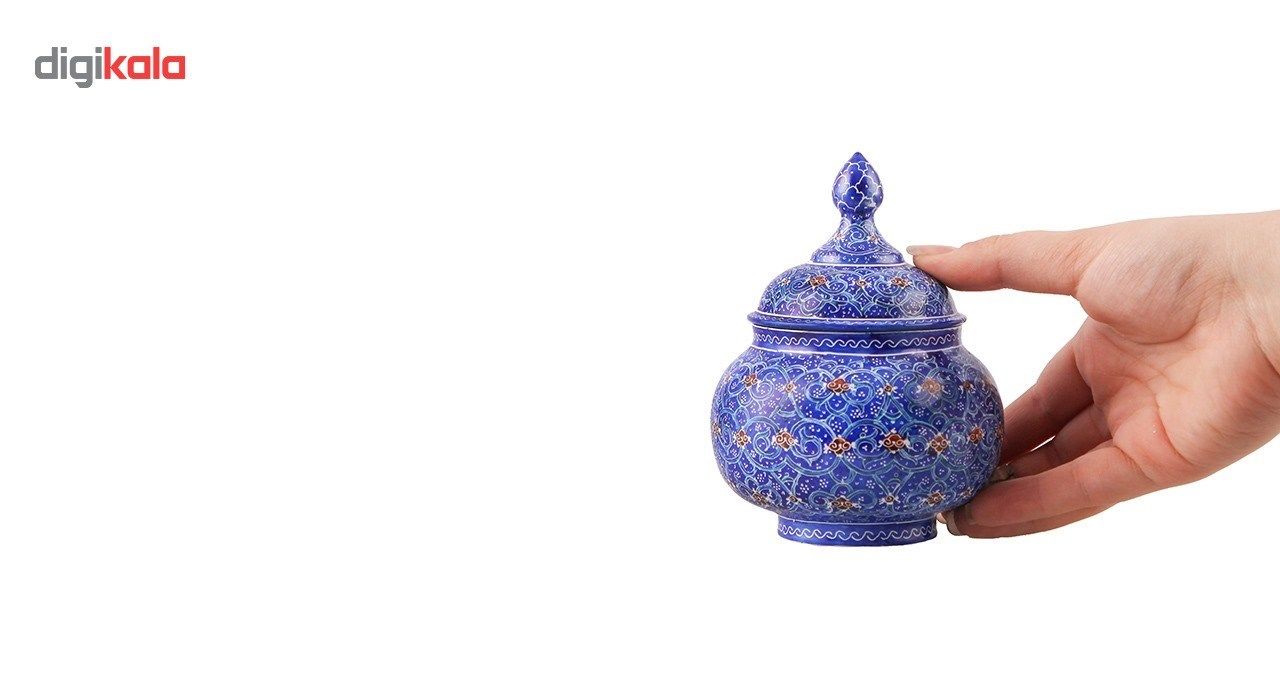 شکلات خوری مسی میناکاری اثر ابوالقاسمی کد 170068 main 1 4