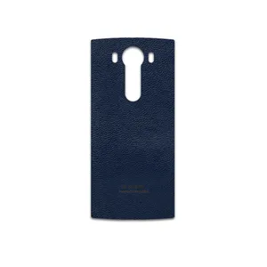 MAHOOT Deep-Blue-Leather Cover Sticker for LG V10