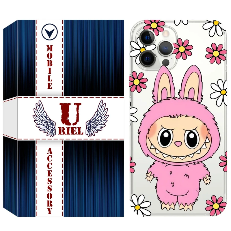 کاور یوریل مدل Clear کد 106 طرح لبوبو مناسب برای گوشی موبایل اپل iPhone 13 Pro Max