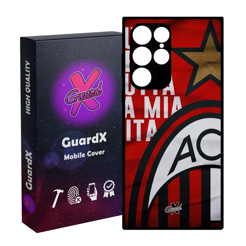 کاور گارد ایکس طرح آث میلان مدل Glass10453 مناسب برای گوشی موبایل سامسونگ Galaxy S23 Ultra