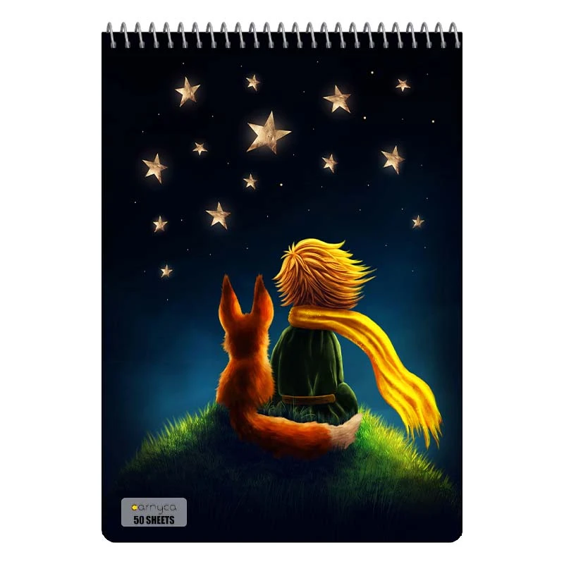 دفتر نقاشی 50 برگ سیمی کارنیکا طرح شازده کوچولو The Little Prince کد 27117