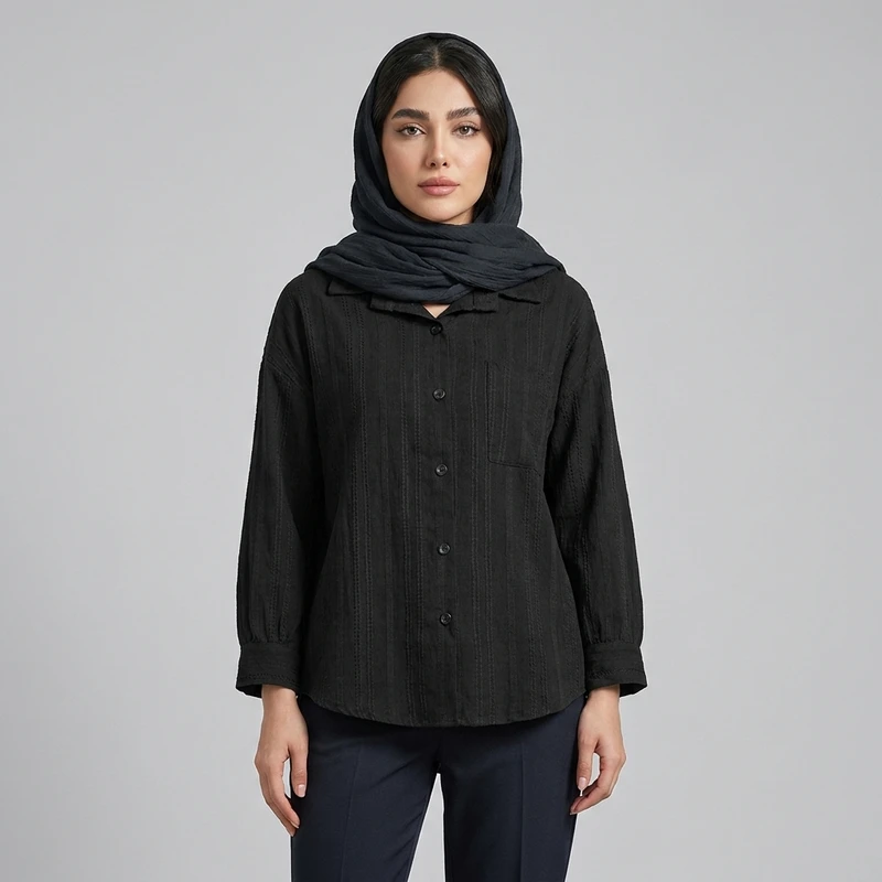 مانتو شومیزی زنانه مدل کوک دوزی
