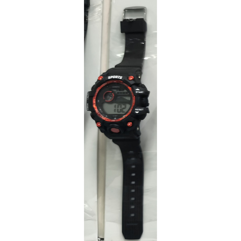 ساعت مچی دیجیتال مردانه مدل  اسپرت تک زمانه کرنوگراف بند پیو کد S2