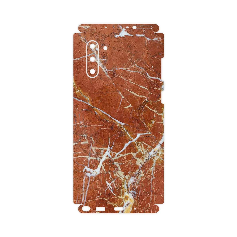 برچسب پوششی ماهوت مدل Red Marble-FullSkin مناسب برای گوشی موبایل سامسونگ Galaxy Note 10