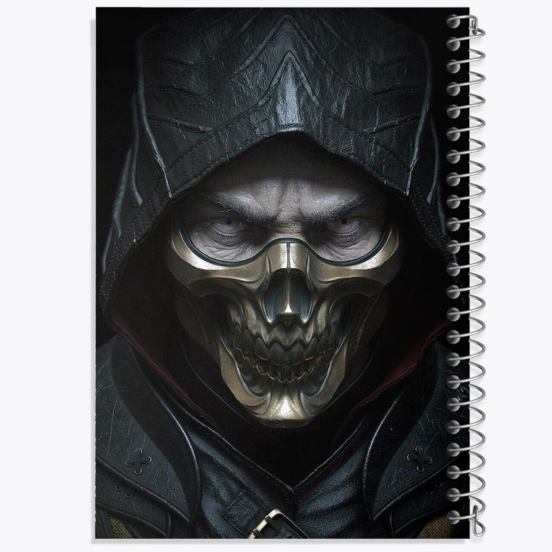 دفتر مشق 50 برگ خندالو مدل بازی مورتال کمبت Mortal Kombat کد 29787