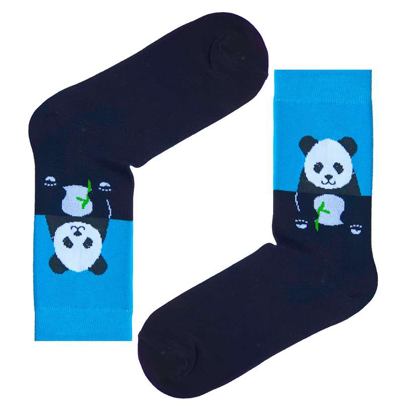 جوراب مدل فانتزی طرح پاندا