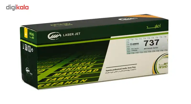 تونر مشکی آفشید مدل 737