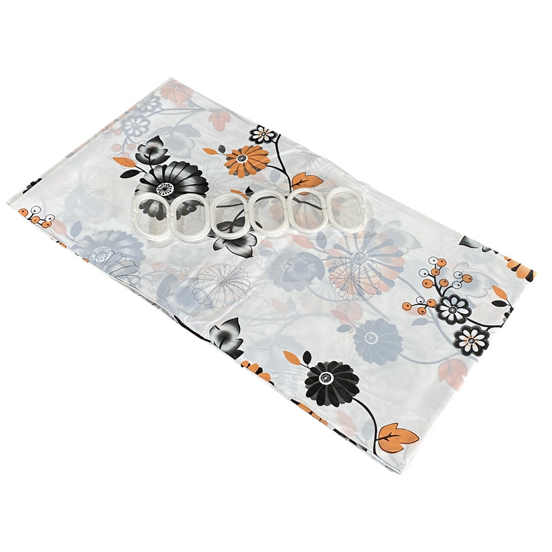 پرده حمام کد PH337 سایز 180x180 سانتی متر