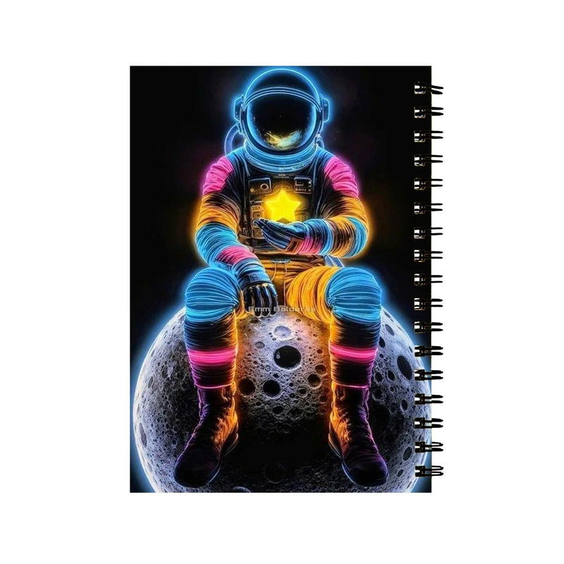 دفتر مشق 60 برگ مدل فضانورد کد 547