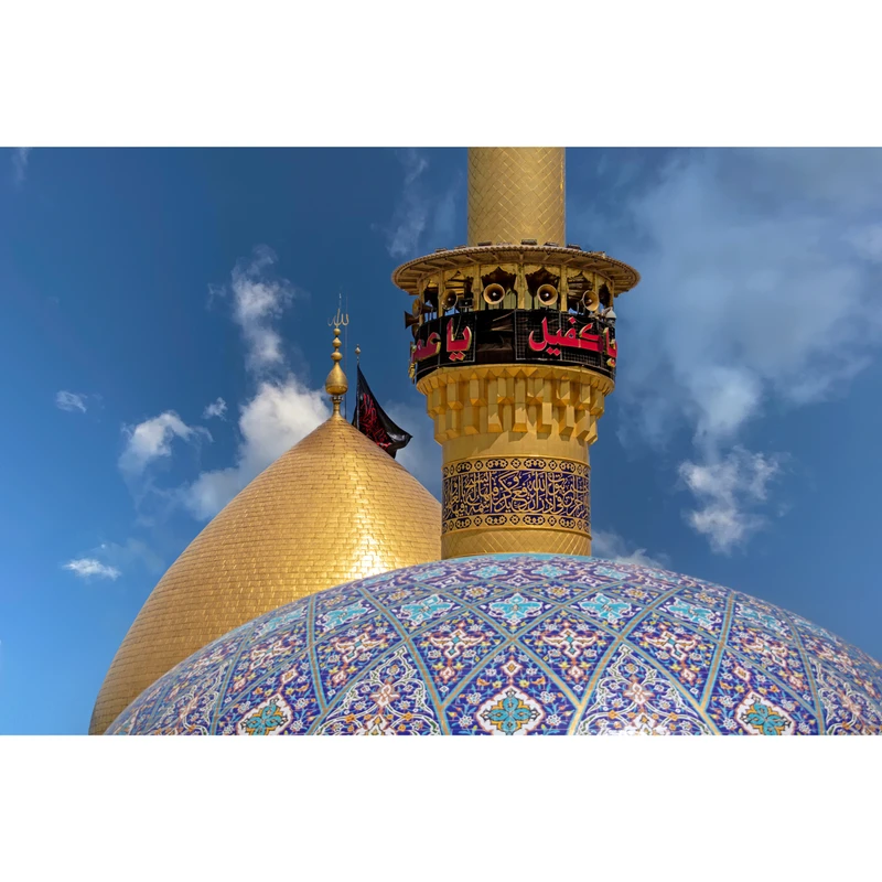 تابلو شاسی مدل گنبد و گلدسته حرم حضرت ابالفضل علیه السلام دکد 1412