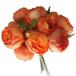 دسته گل مصنوعی مدل پیونی کد PA-1072