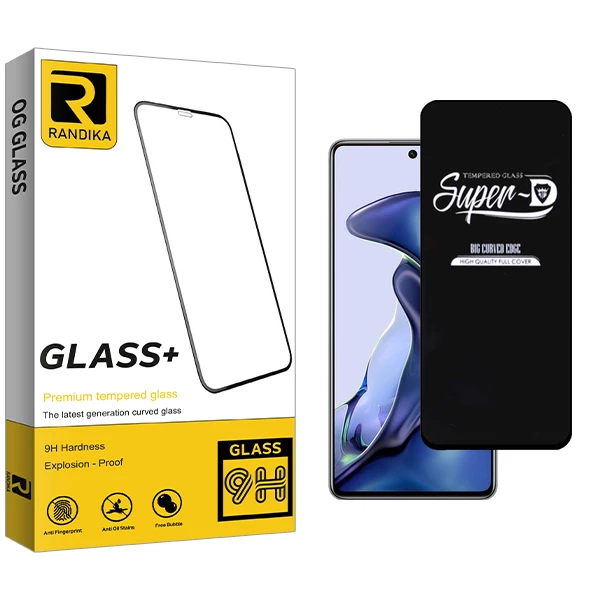 محافظ صفحه نمایش شیشه ای راندیکا مدل Randika Glass SuperD مناسب برای گوشی موبایل شیائومی 11T 5G 21081111RG