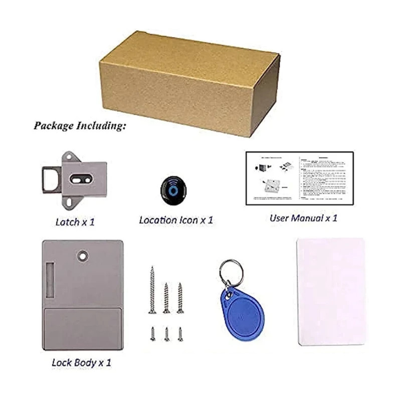 قفل مخفي كمدي كارتي مدل 9033