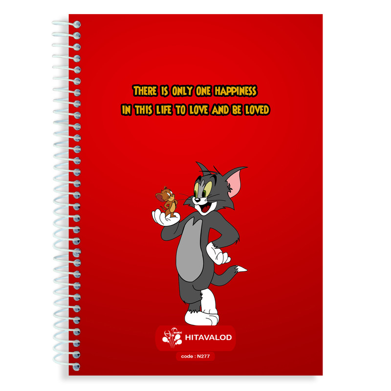 دفتر 60 برگ های تولد مدل تام و جری کد N277 