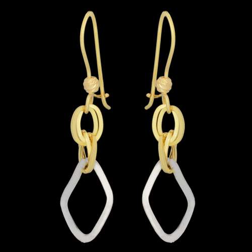 گوشواره طلا 18 عیار زنانه طلای مستجابی مدل اسپادانا کد 8005