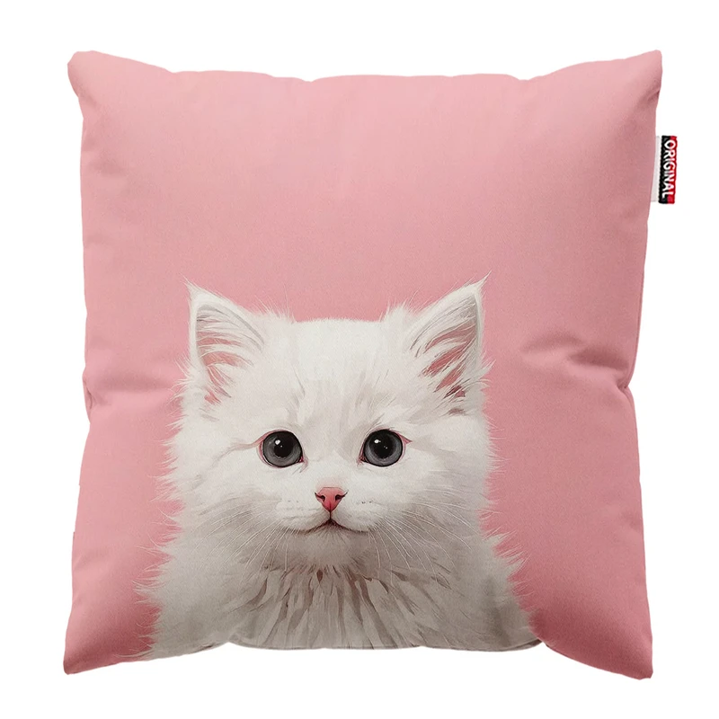 کوسن پاد آفرین مدل پیشی ناز خوشگل کد 276 سایز 30*30 سانتی متر