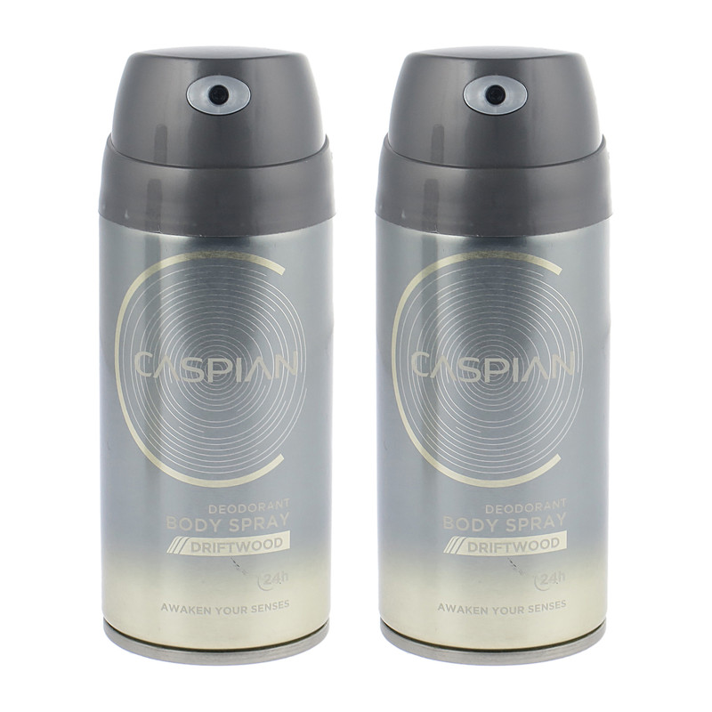 اسپری بدن مردانه کاسپین مدل  DRIFTWOOD حجم 150 میلی لیتر مجموعه 2 عددی
