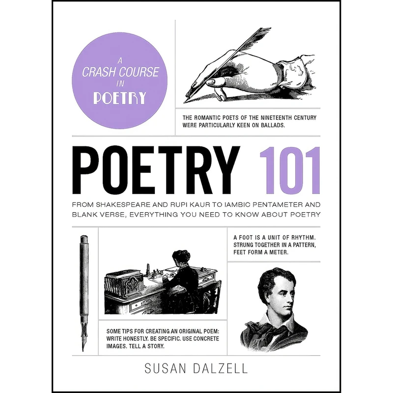 کتاب Poetry 101 اثر Susan Dalzell انتشارات Adams Media