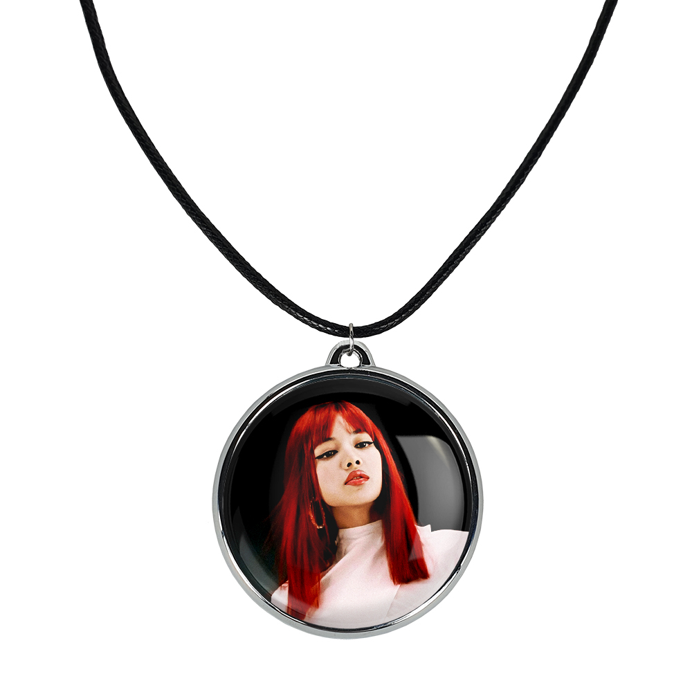 گردنبند خندالو مدل لیسا بلک پینک کد 1428514291