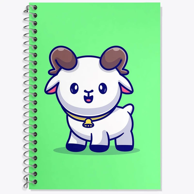 دفتر لغت 50 برگ خندالو مدل قوچ بز کد 29663