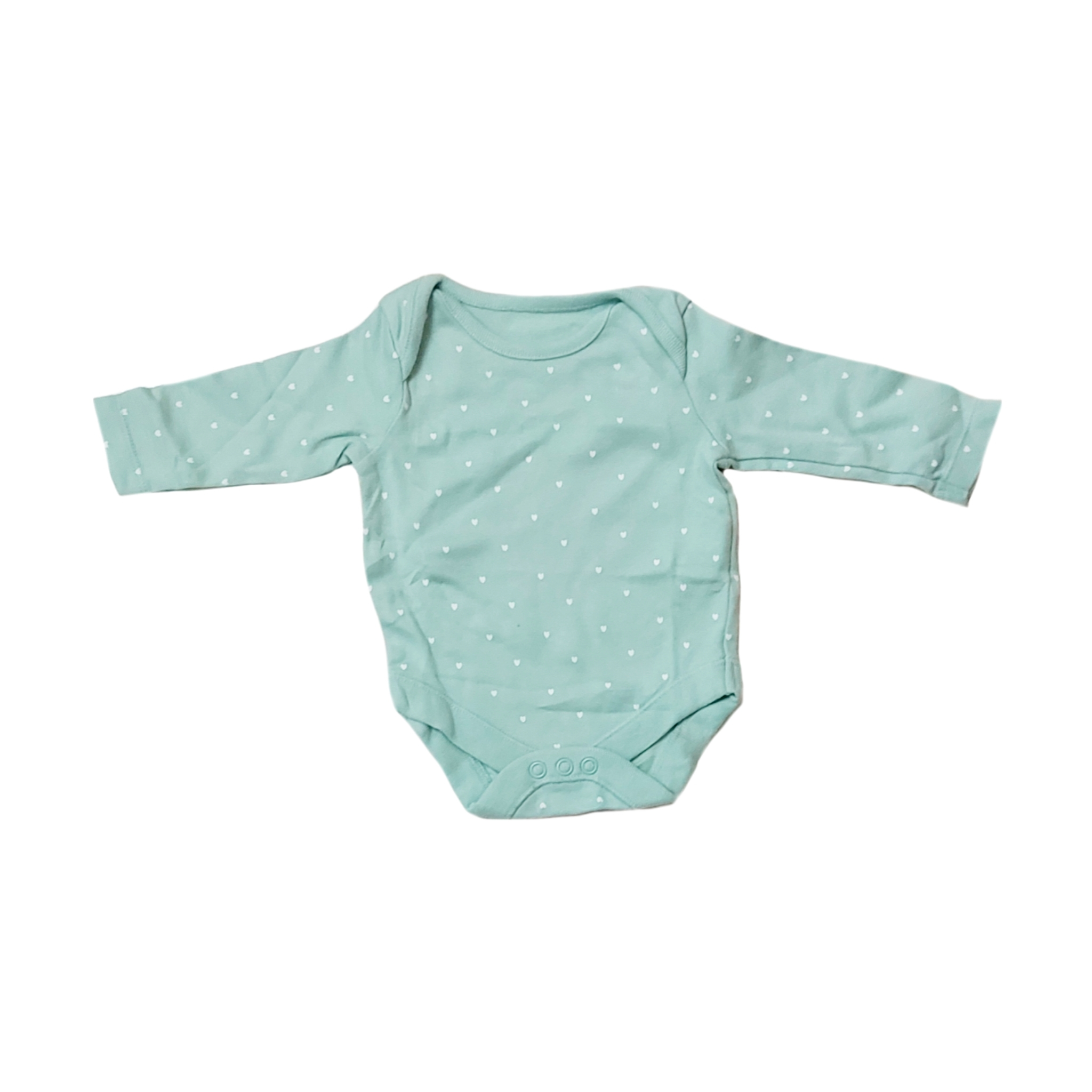 بادی آستین بلند نوزادی مدل قلب کد 0272