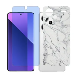 Glass Together model matte anti blue Screen Protector Suitable for Xiaomi Redmi Note 13 Pro Plus Mobile Phone with Back cover sticker
