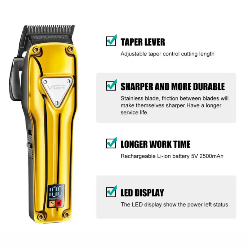 ماشین اصلاح موی سر و صورت وی جی ار مدل V-136