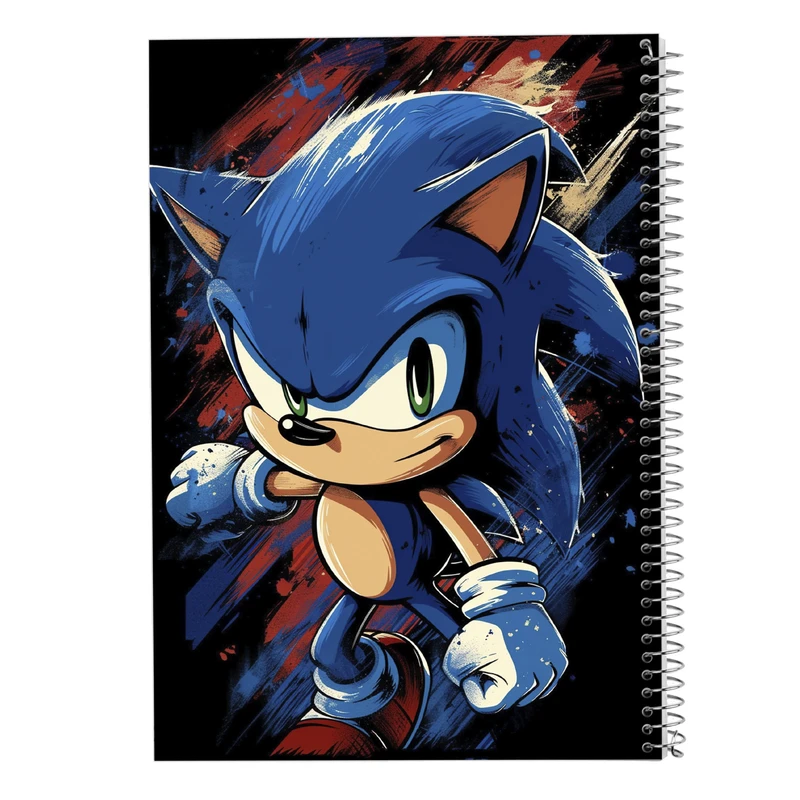 دفتر مشق 100 برگ مدوپد مدل سونیک sonic کد DF13446