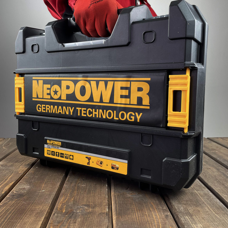 مجموعه 31 عددی دریل پیچ گوشتی چکشی نئو پاور مدل DCD710Dk2