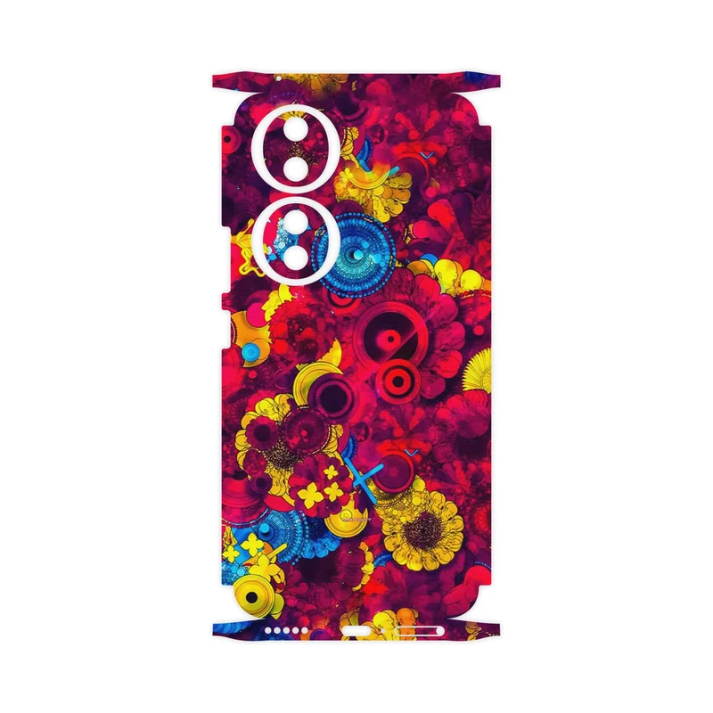 برچسب پوششی ماهوت مدل Vector Flower Garden Digital Art-FullSkin مناسب برای گوشی موبایل آنر 90