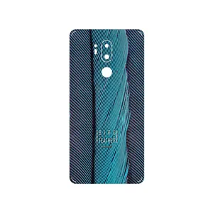 MAHOOT Turquoise feathers Cover Sticker for LG G7 PLUS THINQ