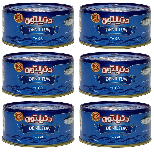 کنسرو ماهی تن در روغن دنیلتون - 170 گرم بسته 6 عددی