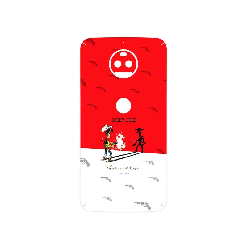برچسب پوششی ماهوت مدل Lucky Luke مناسب برای گوشی موبایل موتورولا Moto G5S Plus