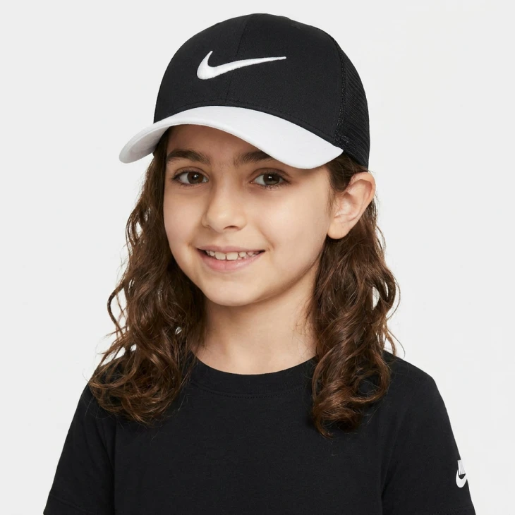 کلاه کپ بچگانه پشت تور با نقاب مدل Swoosh