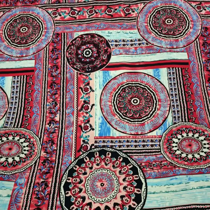 پارچه لباس مدل کودری نخی طرح سنتی کد B