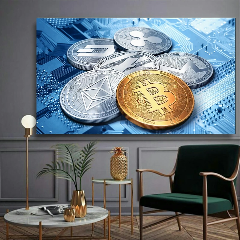 استیکر طرح ارز دیجیتال مدل بیت کوین کد SDA1200