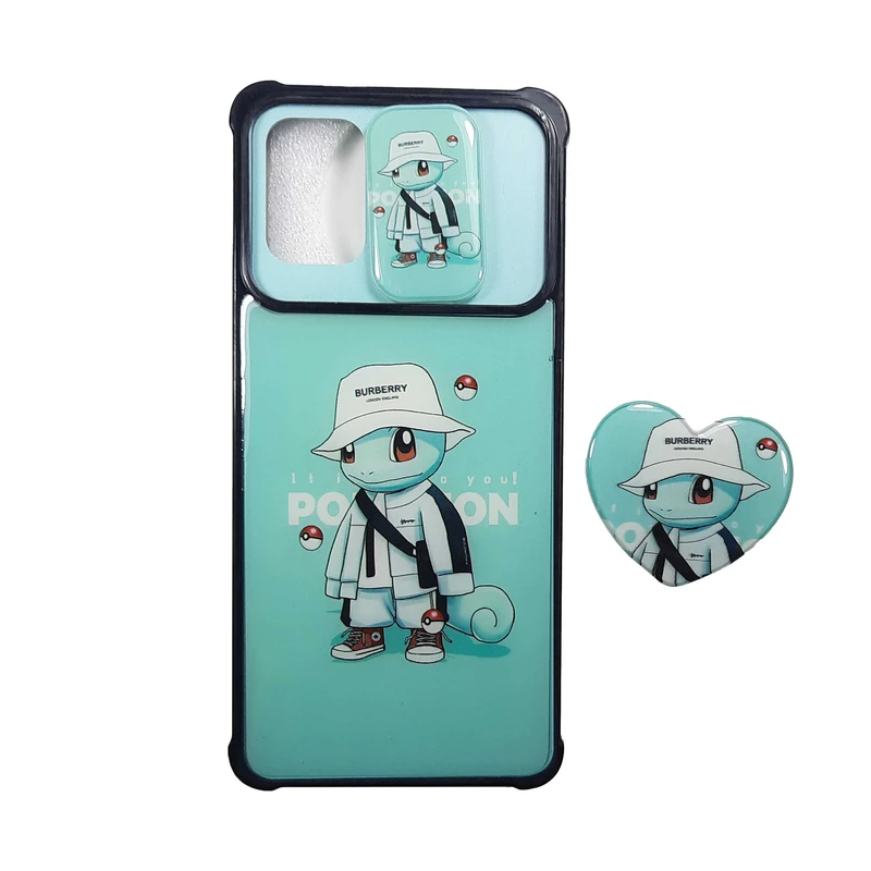 کاور مدل سیلیکون کد 01 مناسب برای گوشی موبایل سامسونگ galaxy A71 به همراه پاپ سوکت