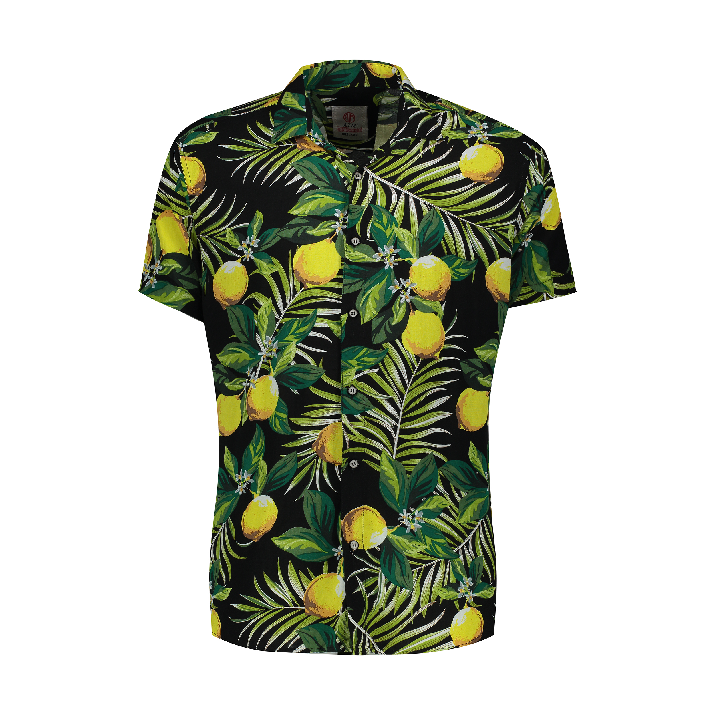 پیراهن پسرانه مدل هاوایی لیمو